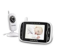 HelloBaby Babyphone Caméra, sans WiFi, HB32 modèle Voyage Portable | Camera Bebe, Surveillance de la Température, Vision Nocturne et Système de Communication Bidirectionnelle, 1000ft