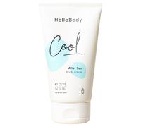HelloBody COOL After Sun Bodylotion - Aloe vera apaisante & hyaluronate de sodium - Hydratante & prolongatrice de bronzage - Apres soleil Rafraîchit en cas de coup de soleil