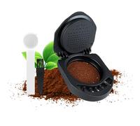 HELLOCAPS Adaptateur Réutilisable Compatible Dolce Gusto Piccolo XS Genio Infinissima Circolo Rechargeable Café Capsule Dosette Support Tiroir Accessoire Permanent Durable Écologique pour Café