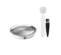 HELLOCAPS Dosette Capsule Réutilisable Inox Rechargeable Compatible Senseo Permanente Filtre À Remplir Accessoire Original Écologique Durable pour Café