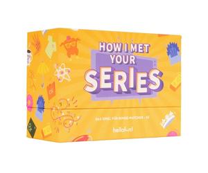 Hellofun! Jeu de Société : HOW I MET YOUR SERIES - Quiz, Acteur, Séries - Pour 4 Joueurs et +, À partir de 14 Ans
