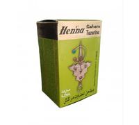 HelloOrient Henné en poudre 100gr Tazarine Boite Verte Henna Sahara du Maroc Marrakech Henne Naturel Sans Produit Chimique Qualité Superieur