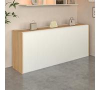 HELLOpoper Rack d'affichage pliable en papier kraft / cabinet / pupitre de réception / bureau / table - Convient pour différentes occasions telles que les bureaux, les salles d'exposition, les
