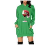 HELLORSOON Robe Noel Femme Grande Taille, Robe de Cocktail Neol Années 50s 60s Robes de Soirée Cocktail Mariage Fête Rétro Costume Père Noël Grande Taille 1111 1111