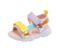 HELLORSOON Sandale Fille, Sandales Fille 29 Chaussure Bebe Sandalette Sandale Bebe ÉTé Nouvelle Semelle En Caoutchouc LéGer Respirant Princesse Et Piscine Printemps éTé Automne