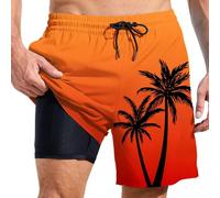 HELLORSOON Short de Bain Homme, Long Shorts de Sport Homme Short Bain à SéChage Rapide Change Couleur Slips Bas Maillot Taille Haute Cadeau Amusant pour frère, Petit ami, Enterrement Vie Jeune Fille