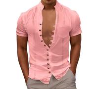 HELLORSOON T-Shirts De Sport Homme Compression, Chemises Hommes Business Classe Casual Chemise Homme Blanche avec Epaulette Chemise Polo Tee Shirt Sport Anti Transpiration Chemises HabilléEs