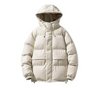 HELLORSOON Veste Sport Homme Manteau Homme Hiver Long Blouson+Homme+Hiver Doudoune Noire Homme Vestes d'hiver en Polaire pour Homme Chaud sans Capuche De Couleur Unie VêTements pour Hommes