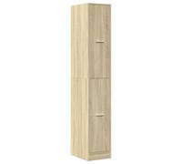 Helloshop26 Armoire d'apothicaire Classique 30 x 41 x 174,5 cm Grand Espace de Rangement Design chêne Sonoma en Bois d'ingénierie 02_0055651