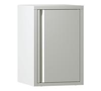 Helloshop26 Armoire étagère 50 x 33 x 35 cm Meuble de Rangement Murale Acier Blanc 03_0008887