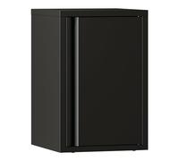 Helloshop26 Armoire étagère 50 x 33 x 35 cm Meuble de Rangement Murale Acier Noir 03_0008889
