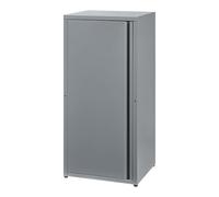 Helloshop26 Armoire étagère Meuble de Rangement 88 x 40 x 35 cm métallique Acier Gris 03_0008904