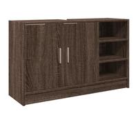 Helloshop26 Armoire sous évier Moderne chêne Marron 90 x 29 x 55 cm Grand Espace de Rangement Style épuré en Bois d'ingénierie Marron 02_0049547