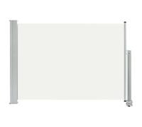 Helloshop26 Auvent paravent Store Brise-Vue latéral rétractable de Patio Jardin terrasse Balcon Protection visuelle écran 80 x 300 cm crème 02_0007395