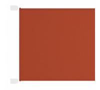 Helloshop26 Auvent Vertical Terre Cuite 60x1000 cm Tissu Oxford 02_0007676