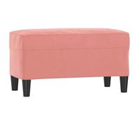 Helloshop26 Banc Banquette 70 x 35 x 41 cm Velours Rose 02_0010615
