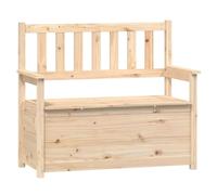 Helloshop26 Banc Banquette Coffre de Rangement 112,5 x 51,5 x 96,5 cm Bois de pin Massif 02_0010716