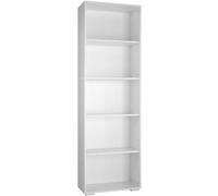 Helloshop26 Bibliothèque étagère Armoire Meuble de Rangement 5 Niveaux 190 cm Blanc 08_0000234