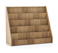 Helloshop26 Bibliothèque pour Enfants 91 x 38 x 76,5 cm avec Grande capacité et Affichage Face Avant en Bois Naturel 20_0018457