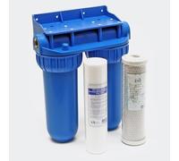 Helloshop26 Bloc Charbon Actif avec Support Mural Inclus Double 20.67mm (1/2") 2316027