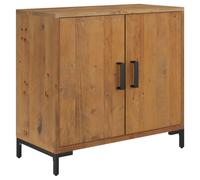 Helloshop26 Buffet bahut Commode Armoire Meuble de Rangement Organisateur Cuisine Salle de séjour Salon 75 x 35 x 70 cm Bois de pin Massif Marron 02_0035721