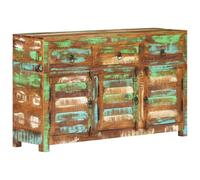 Helloshop26 Buffet bahut Commode Armoire Meuble de Rangement Organisateur Cuisine Salle de séjour Salon 110 x 30 x 65 cm Bois Massif de récupération Marron 02_0029511