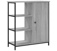 Helloshop26 Buffet bahut Commode Armoire Meuble de Rangement Organisateur Cuisine Salle de séjour Salon Sonoma 70 x 30 x 80 cm Bois d'ingénierie Gris 02_0036502