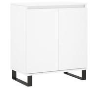 Helloshop26 Buffet bahut Commode Armoire Meuble de Rangement Organisateur Cuisine Salle de séjour Salon 60 x 35 x 70 cm Bois d'ingénierie Blanc 02_0030371