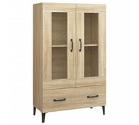 Helloshop26 Buffet bahut Commode Armoire Meuble de Rangement Organisateur Cuisine Salle de séjour Salon Haut Sonoma 70 x 31 x 115 cm Bois d'ingénierie Marron 02_0034198