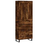 Helloshop26 Buffet bahut Commode Armoire Meuble de Rangement Organisateur Cuisine Salle de séjour Salon Haut 69,5 x 34 x 180 cm Bois d'ingénierie Marron 02_0033406