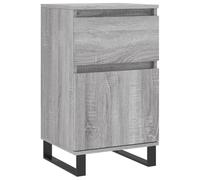 Helloshop26 Buffet bahut Commode Armoire Meuble de Rangement Organisateur Cuisine Salle de séjour Salon Sonoma 40 x 35 x 70 cm Bois d'ingénierie Gris 02_0036357