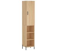 Helloshop26 Buffet bahut Commode Armoire Meuble de Rangement Organisateur Cuisine Salle de séjour Salon Haut Sonoma 34,5 x 34 x 180 cm Bois d'ingénierie Marron 02_0034046