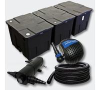 Helloshop26 Kit:Filtration de Bassin 90000l 24 Watts UVC Stérilisateur Pompe Tuyau 4216459