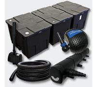 Helloshop26 Kit:Filtration de Bassin 90000l 72 Watts UVC Stérilisateur Pompe Fontaine 4216464