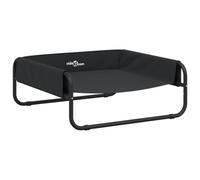 Helloshop26 Lit surélevé pour Chien Tissu Oxford et Acier Anthracite 02_0043241