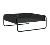 Helloshop26 Lit surélevé pour Chien Tissu Oxford et Acier Anthracite 02_0043242