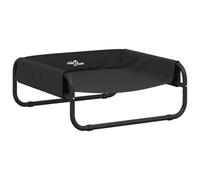 Helloshop26 Lit surélevé pour Chien Tissu Oxford et Acier Anthracite 02_0043243