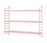 Helloshop26 Lot de 4 étagères murales Acier 50 x 60 x 15 cm Rose 03_0009882