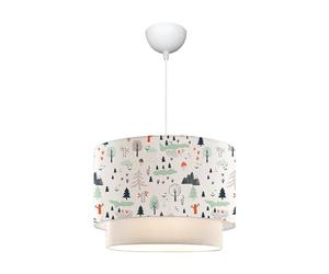 Helloshop26 Lustre Lampe lumière Suspendu Suspension lurgan pour Enfant E27 70 cm Motif de l'arbre 03_0007547