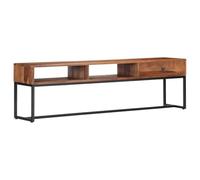 Meuble télé buffet tv télévision design pratique 160 cm bois de sesham massif 2502079
