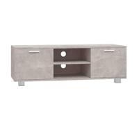 Helloshop26 Meuble TV multimédia étagère télévision Buffet téléviseur Salle à Manger Salon Chambre 120 x 40,5 x 35 cm Bois d'ingénierie Gris 02_0025876
