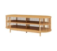 Helloshop26 Meuble TV Support télévision Salon étagère Bambou 150 x 48 x 50 cm Naturel 03_0010061