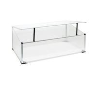 Helloshop26 Mini Serre de Jardin en Aluminium et Polycarbonate 100 x 60 x40 cm Ouverture par vérin Potager 16_0002679