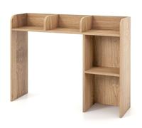 Helloshop26 Organisateur Rangement de Bureau 94 x 25 x 74 cm étagère bibliothèque à 3 Niveaux avec 2 dispositifs Anti-Renversement Naturel 20_0007284