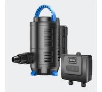 Helloshop26 Pompe à Eau de Bassin Filtre Filtration Cours d'eau eco Aquarium Petit étang eco 8000l/h 80 Watts 4216099