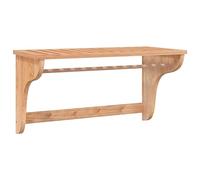Helloshop26 Porte-Serviette 60 x 30 x 35 cm Bois Massif de Noyer 02_0005513