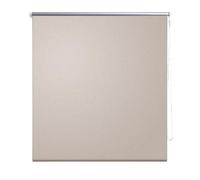 Helloshop26 Store Enrouleur Beige occultant 140 x 175 cm fenêtre Rideau Pare-Vue volet Roulant 4102026