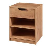 Helloshop26 Table de Chevet Table de Nuit Commode Meuble de Rangement 55 x 43 x 40 cm Effet chêne 03_0011031