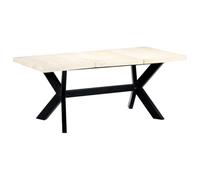 Helloshop26 Table de Salon Salle à Manger dîner Design 180 cm Bois de manguier Massif 0902245