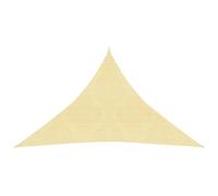 Helloshop26 Voile d'ombrage 160 g/m² Beige 5 x 5 x 6 m pehd 02_0008986